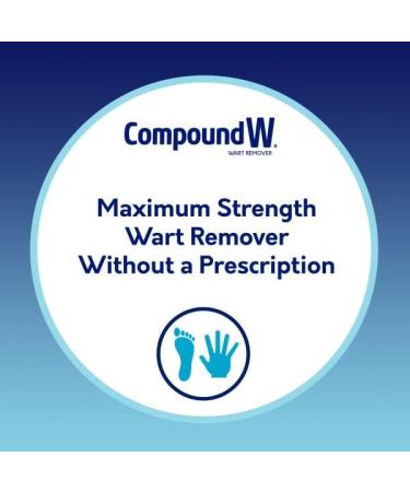 Compound W Maximum Strength Wart Remover Gel 0.25 oz (Pack of 2) - Fast-Acting Formula - Buy Online on SooperMarket.com