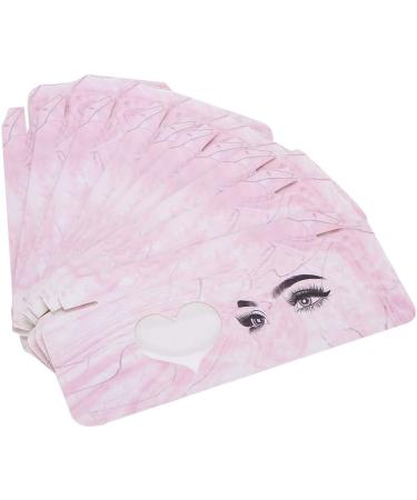 10Pcs False Eyelashes Box Eyelash Boxes Organizer Case Eyelash Adhesives (Pink heart-shaped window model) - Buy Online on SooperMarket.com