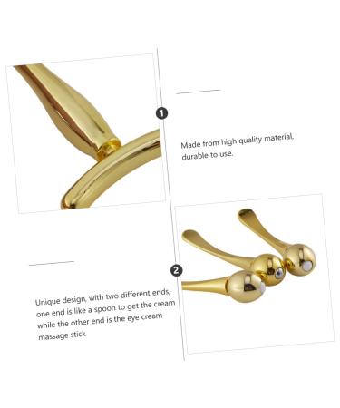 Buy 2 Sets Eye Massage Roller T-Bar & Portable Makeup Spoon | Skin Care Massage Tool for Eyes | Best Eye Cream Applicator Online - Buy Online on SooperMarket.com