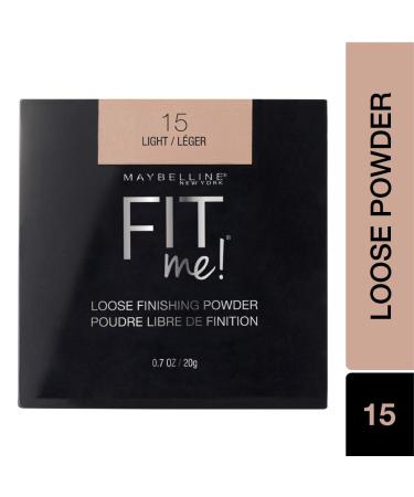 Maybelline Fit Me Loose Finishing Powder 15 Light - 0.7 oz (20g) | Flawless Matte Finish - Buy Online on SooperMarket.com