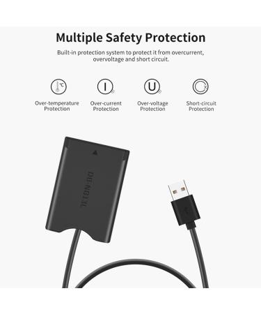 Knadgbft -13L Dummy Battery with USB-A Power Adapter DC Coupler for G7X2 G7X3 G5X2 G9X2 G1X3 G5X G9X SX620 SX720 SX730 - Buy Online on SooperMarket.com