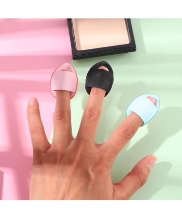 Vctitil 3pcs Finger Shape Makeup Powder Puff - Soft Air Cushion Mini Sponge for Concealer & Foundation - Buy Online on SooperMarket.com