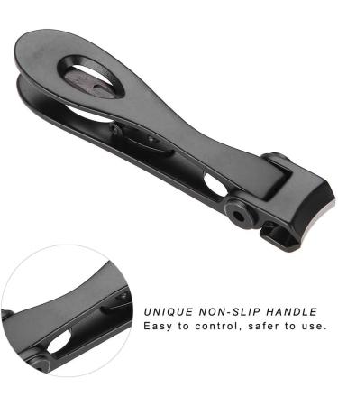 MUNEFE Nail Trimmer Stainless Steel Nail Clippers Portable Nail Clippers Suitable for Nail Salon and PERSONALLY Use(black) - Buy Online on SooperMarket.com