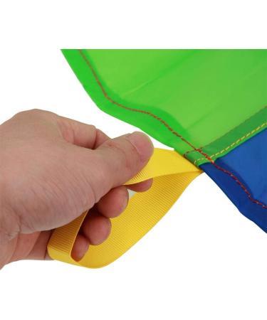 Kids Parachute: Giant Multicolored Play Canopy with 16 Handles - Indoor & Outdoor Toy for Teamwork and Fitness | 3.6m/142 - Buy Online on SooperMarket.com