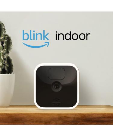Blink Indoor | Wireless HD security camera with two-year battery life motion detection two-way audio Alexa enabled Blink Subscription Plan Free Trial | 1-Camera System