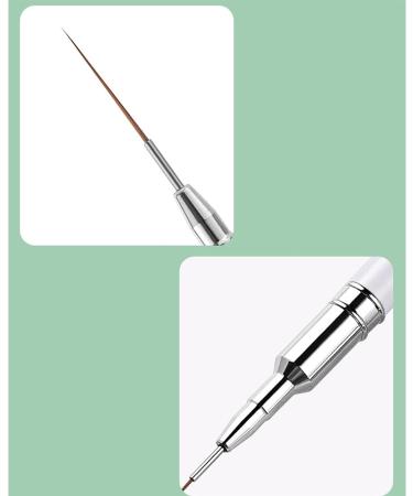 5Pcs Nail Art Liner Brushes Set Polish Painting Nail Design Brush Pen Set With Handle For Pulling Lines Nail Art Liner Brush Set With Cap Nail Art Liner Brushes Polish Painting - Buy Online on SooperMarket.com
