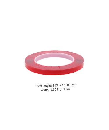 EXCEART Nail Tapes 2 Rolls high viscosity display Card No substrate acrylic nail glue nail art showing tape adhesive tape double sided tape no trace self adhesive nail display tapes - Buy Online on SooperMarket.com