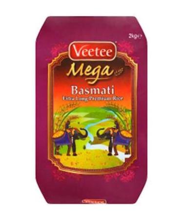 Veetee Mega Long Basmati Rice 2kg-Fd