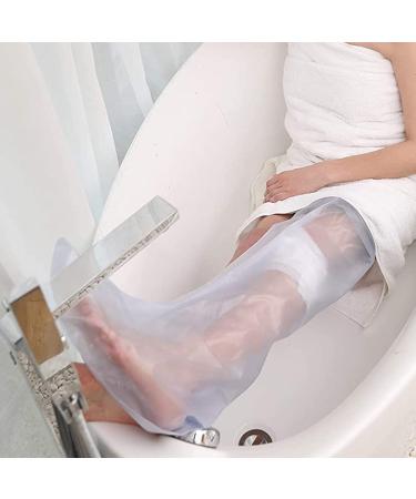 Jbnmvc Waterproof Cast Cover Leg Adult Full Leg Shower Protector Watertight Protection for Foot Ankle Knee Wound - Buy Online on SooperMarket.com