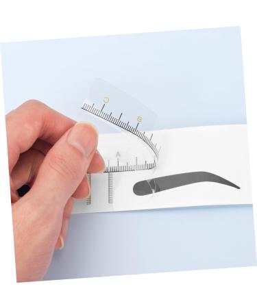Hemoton 10pcs Eyebrow Positioning Ruler Plastic Eyebrow Ruler Brow Guide Stencil Shape Template Mold Make up - Buy Online on SooperMarket.com
