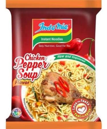 Blue Mountain Peak Indomie Instant Noodles Chicken Pepper Soup 100g Box of 40 - Product of Nigeria - Buy Online on SooperMarket.com