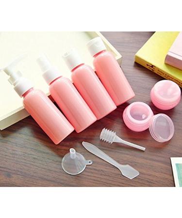 WOIWO 9-Piece Travel Kit - Plastic Spray Bottles Lotion Shampoo & Cosmetic Containers for International Shipping - Buy Online on SooperMarket.com