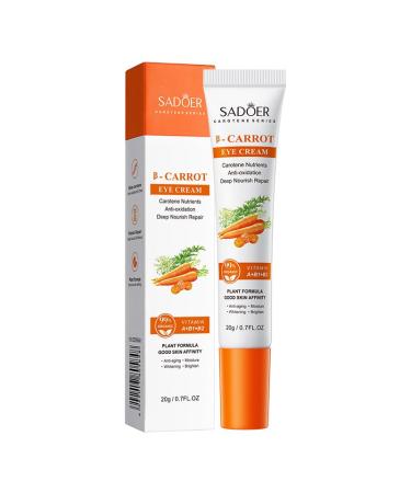 Carrot Eye Cream Anti Dark Circles Removal Eyes Bags Improves Dryness Moisturizing Firming Eyes Skin Care