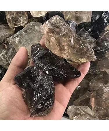 500g Natural polishing Smoky Quartz Tumbled Stone Crystals for Chakra Reiki Balancing - Buy Online on SooperMarket.com