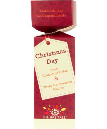 The Bay Tree | Christmas Day Cracker | Includes: Fruity Cranberry Pickle (100g) and Sticky Caramelised Onions (100g)