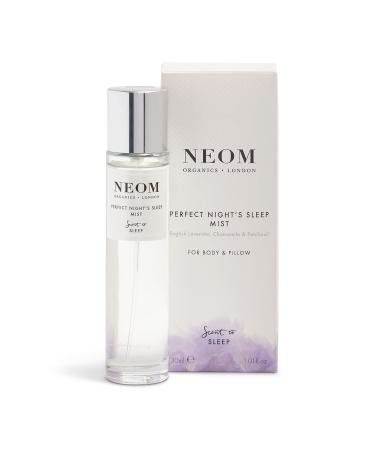 NEOM -Perfect Nights Sleep Mist for Body & Pillow | Lavender & Chamomile Essential Oils (1 Fl Oz) | Pillow Mist