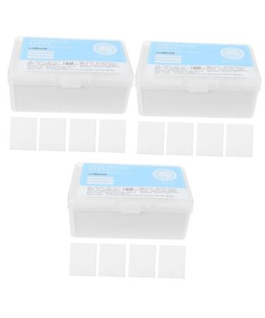 Beavorty 3240 Pcs Nail Polish Remover Pads Cotton Pads for Face Skin Care Cotton Pads Textured Cotton Pads Cosmetic Cotton Pads Makeup Cotton Pads Makeup Pad White Clean Makeup Remover Pad
