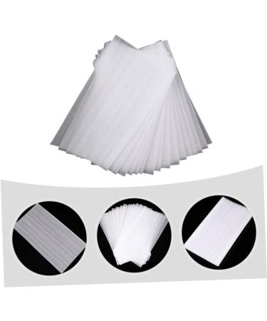WOFASHPURET 50 Sheets Pearl Cotton Highlighter Hair Wrap Paper Hair Coloring Kit Hair Bleach Tools Hair Dye Brush and Bowl Hair Wrapping Paper Strips Hair Dye Paper Salon Supply Major Suite 40x13cm White - Buy Online on SooperMarket.com