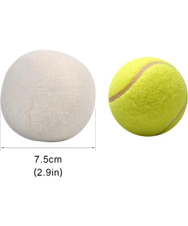 Organic Wool Dryer Balls - Natural Laundry Balls for Chemical-Free Softening, Wrinkle Reduction, and Faster Drying (2 Pack) - Buy Online on SooperMarket.com
