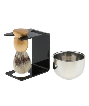 TIUIMK DELUXE RASIERSET - beard brush soap shell and owner |Corrosion -resistant and durable |Perfect for daily use and as a gift