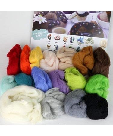 Woolbuddy Needle Felting Kit for Beginners - 6 Unique Felt Animals & Tools Included - Buy Online on SooperMarket.com