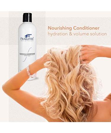 FRAGFRE 12oz Sulfate Free Shampoo & Conditioner 2-Pack Gift Set - Gluten Free, Vegan, Color Safe - Hypoallergenic & Paraben Free - Fragrance Free - Buy Online on SooperMarket.com