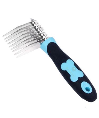 SunGrow Poodle Dog & Bunny Comb Dematting and Detangler Long Hair, Thick Undercoat Brush, for Rabbit, Persian, Maine coon Cat