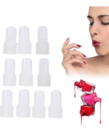 Nail Tips Shield Protector Nail Polish Varnish Protector Holder Nail Tips Cover Finger Nail Protector Tips Easy To Use for Protect 10 Finger Nails - Buy Online on SooperMarket.com