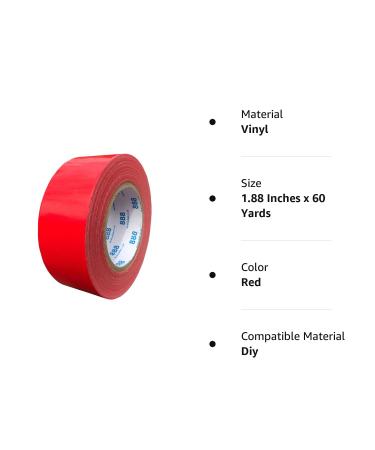 MG888 Multi-Purpose Duct Tape 1.88 Inches x 60 Yards  Crafts  Repairs & DIY Projects  1 Roll (Red) - Buy Online on SooperMarket.com