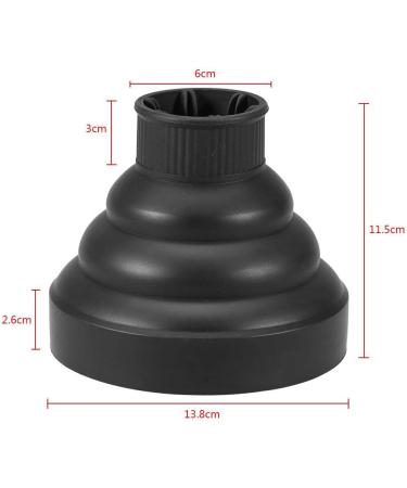 Folding Hair Diffuser Attachment 2.4 Inch for Curly Hair Dryer - Portable & Travel-Friendly - Buy Online on SooperMarket.com