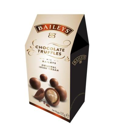 Milk Chocolate Truffles 135g - Smooth Melting Original Irish Cream Center Filled Candy - Twist Wraps Milk Chocolate - Chocolate Lover's Candy - Gift For Children Adults Birthday Christmas Easter