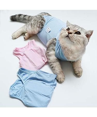 BT Bear Cat Professional Surgical Recovery Suit Cat Clothes for Abdominal Wounds or Skin Diseases (M Purple) 1.36 kg (Pack of 1) Purple - Buy Online on SooperMarket.com