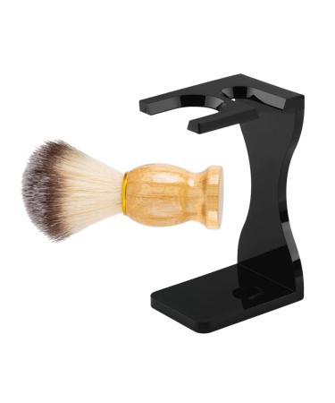 1 Set Shaving Set Shaving Brush and Rack Jack Shave Brush Shaving Cream Brush Shaving Tool Holder Suits for Men Face Salon Brush Razor Holder Man Multifunction Acrylic Brush Holder