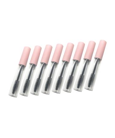 Healeved 24 Pcs Mascara Tube Portable Eyelash Brush Makeup Mascara Bottles Lipstick Tube Abs