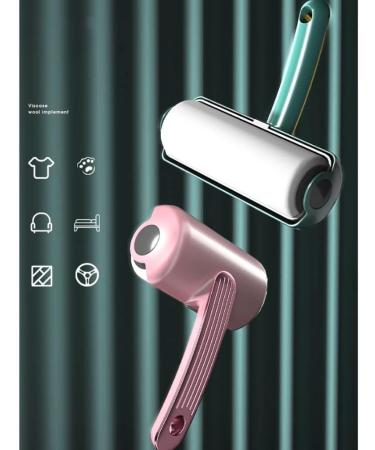Extra Sticky Lint Roller for Pet Hair - 60 Sheets Portable & Reusable Tool for Dogs & Cats - Travel Fur Remover (Pink - Buy Online on SooperMarket.com