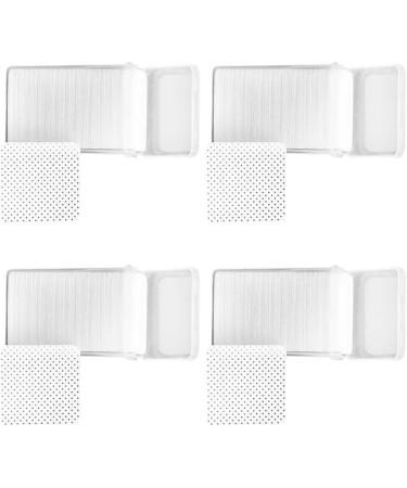 Dajidafu 4set Non-woven Lint Free Nail Wipes for Ultimate Nail Cleaning Solution Absorbency Wide Range Of Uses Cotton white - Buy Online on SooperMarket.com