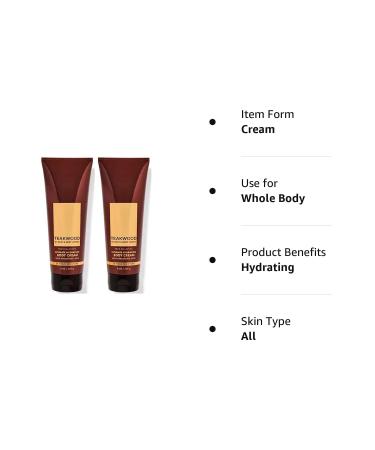 Bath and Body Works Teakwood Men's Collection Ultra Shea Body Cream 8 Oz 2 Pack - Hydrating Formula for Ultimate Moisture (Teakwood) - Buy Online on SooperMarket.com