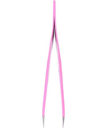Lash Tweezers 2 Types Straight and Curved Tip Tweezers Nipper Stainless Steel Eyelashes Tweezers Accurate Portable Pincet for Eye Lashes Grafting Extension(ESD - Buy Online on SooperMarket.com