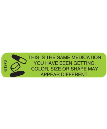 PHARMEX 1-61G Permanent Paper Label Color Size Shape 1 9/16 x 3/8 Green (500 per Roll 2 Rolls per Box)