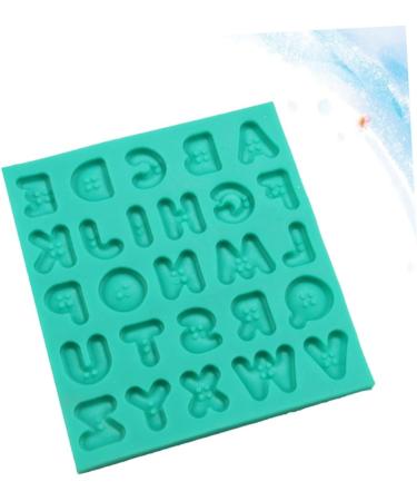 STOBOK 2pcs Silicone Molds Butter Cookies Cake Mold Candy Molds Soap Loaf Mold Cakesicles Mold Letter Molds Cupcake Chocolate Mold Baking Tool Fondant Mold Epoxy Decorative Mold Greenx2pcs 12x13cmx2pcs - Buy Online on SooperMarket.com