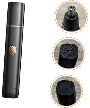 NOLITOY Waterproof Nose Hair Trimmer for Men | Dual-Use Hair Removal & Beauty Accessories | Beige Bath Towel Included - Buy Online on SooperMarket.com