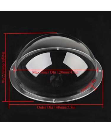 Lotowelel 11.9cm Acrylic Camera Cover - Durable Safety Housing for Pet Fences & Roof Windows (ID120mm x H60mm) - Buy Online on SooperMarket.com