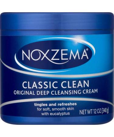 Noxzema Classic Clean Cleanser  Original Deep Cleansing  12 oz Eucalyptus Original 12 Fl Oz (Pack of 1)