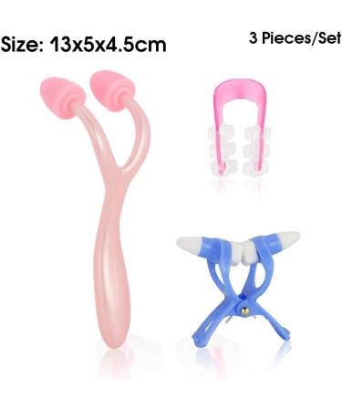 kawehiop 3 Pieces/set Nose Lifting Slimming Bridge Straightening Clip Shaping Tools Straightener Household Beauty Instrument B Type - Buy Online on SooperMarket.com