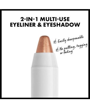 NYX Jumbo Eye Pencil - Sparkle Nude | Eyeshadow & Eyeliner | Light Gold Glitter - Buy Online on SooperMarket.com
