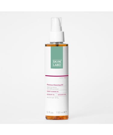 SkinLabo - Precious Cleansing Oil Balancing Cleanser and Make-up Remover Removes Stubborn Make-up with Sweet Almond Oil and Avocado Oil - 150 ml