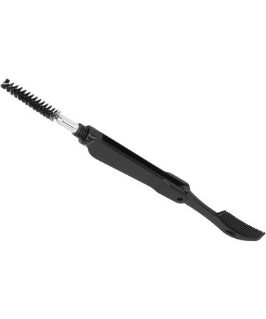 Eyelash Brush Comb Portable Hygienic Plastic Lightweight Reusable Multifunctional Eyebrow Brushes for Makeup (Black) - Buy Online on SooperMarket.com