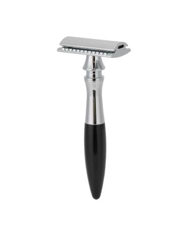 Double Edge Blade Retro Safety Razor - Foldable Stainless Steel Men's Hand Razor (Black) | Razor Epilation Device & Accessories for Hair Removal - Buy Online on SooperMarket.com