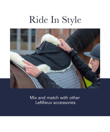 LeMieux Wither Free Half Saddle Pad - Black, Large - Equestrian Riding Equipment - Buy Online on SooperMarket.com
