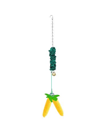 PFNRTH Bungee Squirrel Feeder Squirrel Feeder for Outside Cob Holder Squirrel Feeder Attracts Squirrel Chipmunk and Other Backyard Wildlife